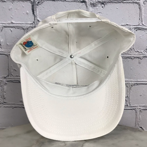 Montana Glacier National Park 80s Vintage White SnapBack Rocky Mountains Hat OS - Picture 6 of 12